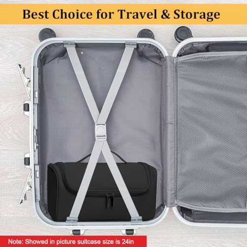 MAYCREATE® Travel Storage Bag for Dyson Airwrap Holder Hair Styler Organizer Attachments Portable with Hanging Hook Black Bag Only 3 PCS MAYCREATE® Travel Storage Bag for Dyson Airwrap Holder Hair Styler Organizer Attachments Portable with Hanging Hook Black Bag Only 3 PCS